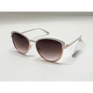 JESSICA SIMPSON  J5316 WHRG CAT EYE Women's Sunglasses Matte White Rose Gold $55